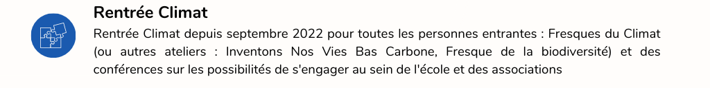 Rentrée Climat